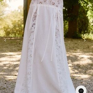 Bydee JOLIE MAXI SKIRT IN CÉLESTE (M)